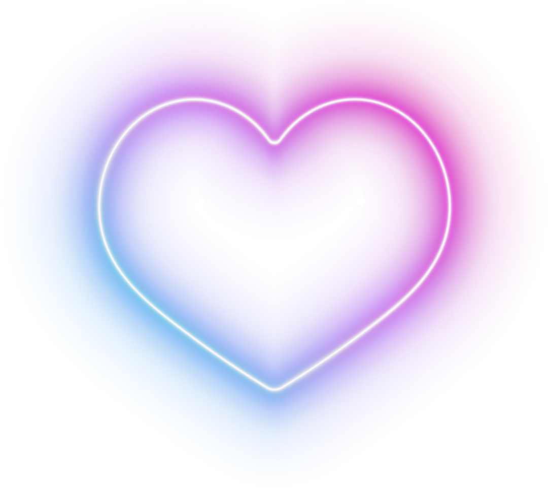 Futuristic Neon Heart